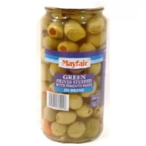 MAYFAIR STUFFED GREEN OLIVES WITH PIEMENTO